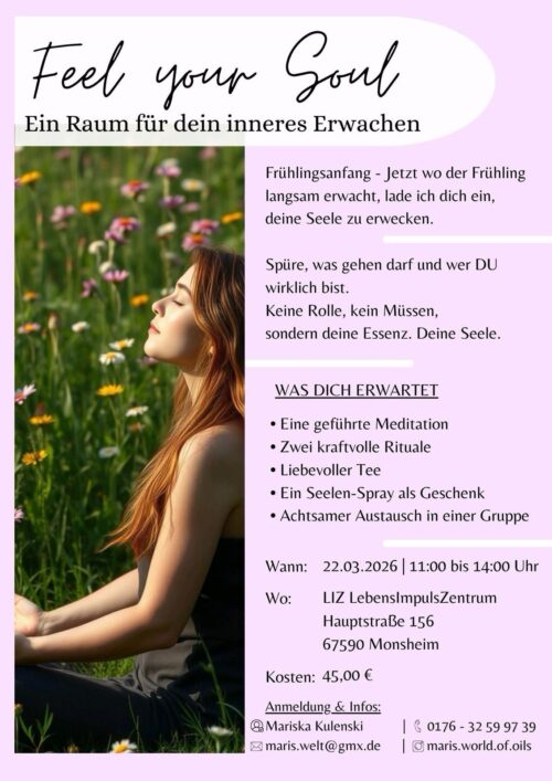 Feel your Soul - Ein Raum für dein inneres Erwachen