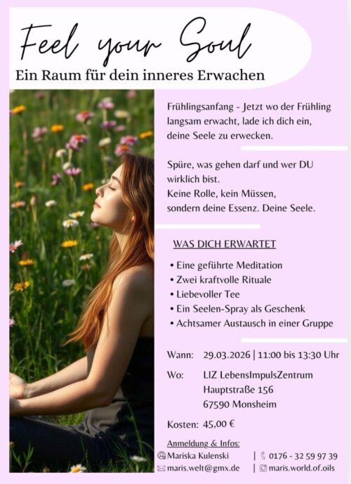 Feel your Soul - Ein Raum für dein inneres Erwachen
