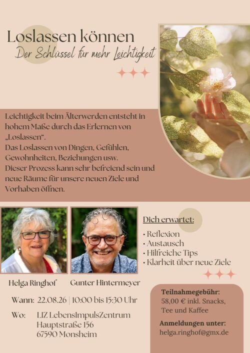 Loslassen können - Der Schlüssel für mehr Leichtigkeit